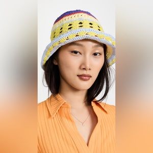 crochet bucket hat // ganni